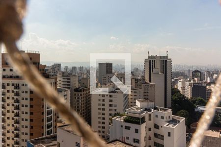 Sala - Vista de apartamento à venda com 3 quartos, 210m² em Higienópolis, São Paulo