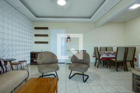 Sala de apartamento para alugar com 2 quartos, 90m² em Caiçara, Praia Grande