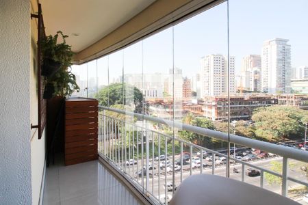 Varanda  de apartamento à venda com 2 quartos, 74m² em Vila Clementino, São Paulo