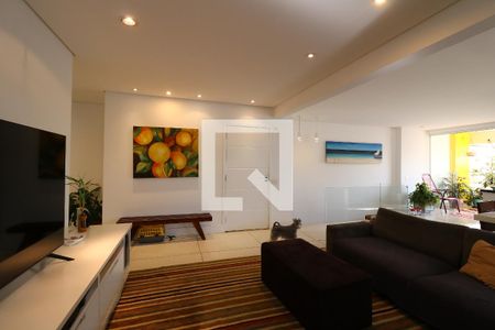 Sala de apartamento para alugar com 3 quartos, 250m² em Jardim, Santo André