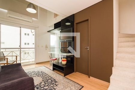 Sala de apartamento para alugar com 1 quarto, 43m² em Paraíso, São Paulo