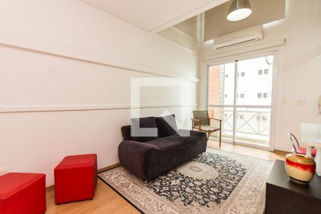 Sala de apartamento à venda com 1 quarto, 43m² em Paraíso, São Paulo