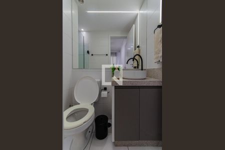 Banheiro do Quarto Suíte de apartamento para alugar com 1 quarto, 28m² em Jardim da Gloria, São Paulo