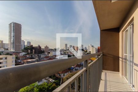 Varanda da Sala de apartamento para alugar com 1 quarto, 28m² em Jardim da Gloria, São Paulo