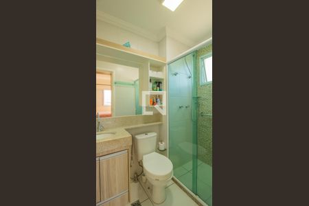 Banheiro da Suíte de apartamento à venda com 2 quartos, 67m² em Jardim Florida, Jundiaí