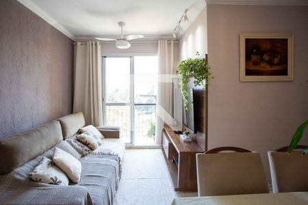 Sala de apartamento à venda com 2 quartos, 52m² em Jardim Arco-iris, Diadema