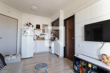 Sala/Cozinha de kitnet/studio à venda com 1 quarto, 36m² em Indianópolis, São Paulo