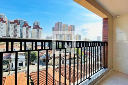 Varanda da Sala de apartamento à venda com 2 quartos, 46m² em Jardim Flor da Montanha, Guarulhos