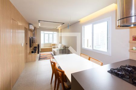 Sala de apartamento para alugar com 1 quarto, 44m² em Vila Nova Conceição, São Paulo