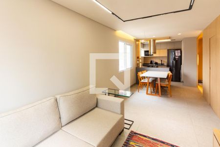 Sala de apartamento para alugar com 1 quarto, 44m² em Vila Nova Conceição, São Paulo