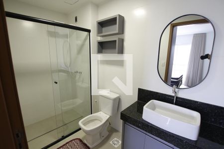 Banheiro da Suíte 1 de apartamento para alugar com 1 quarto, 45m² em Jardim América, Goiânia