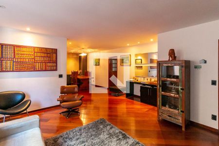 Sala de apartamento à venda com 4 quartos, 150m² em Buritis, Belo Horizonte