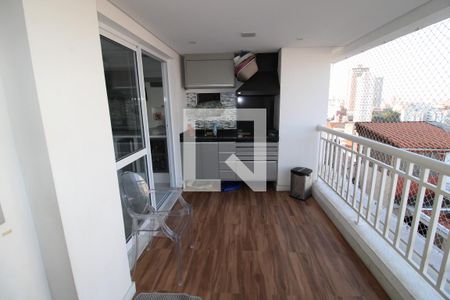 Sala / Cozinha - Varanda de apartamento à venda com 3 quartos, 88m² em Vila Dom Pedro Ii, São Paulo