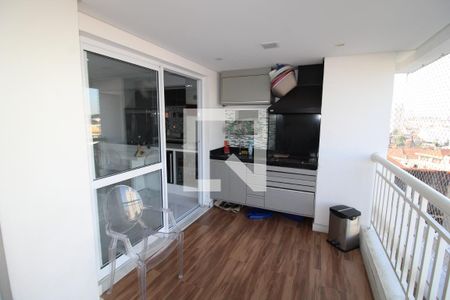 Sala / Cozinha - Varanda de apartamento à venda com 3 quartos, 88m² em Vila Dom Pedro Ii, São Paulo