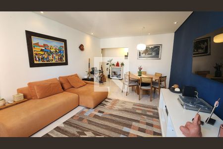 SaLA de apartamento para alugar com 2 quartos, 118m² em Boqueirão, Santos