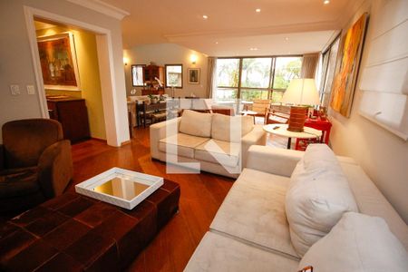 Sala de TV de apartamento para alugar com 5 quartos, 340m² em Vila Andrade, São Paulo
