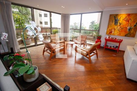 Sala de apartamento para alugar com 5 quartos, 340m² em Vila Andrade, São Paulo