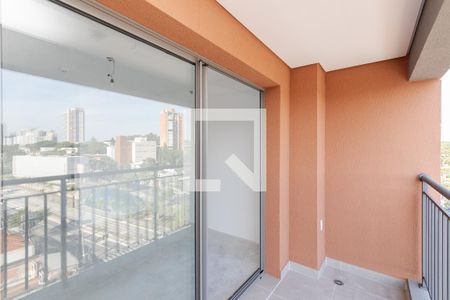 Varanda de kitnet/studio para alugar com 1 quarto, 27m² em Santo Amaro, São Paulo