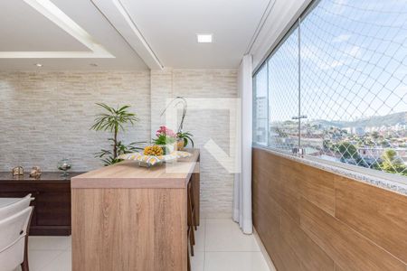 Varanda Sala 1 de apartamento para alugar com 2 quartos, 77m² em Havaí, Belo Horizonte