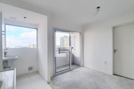 Sala e Cozinha de apartamento à venda com 1 quarto, 31m² em Vila Paulicéia, São Paulo