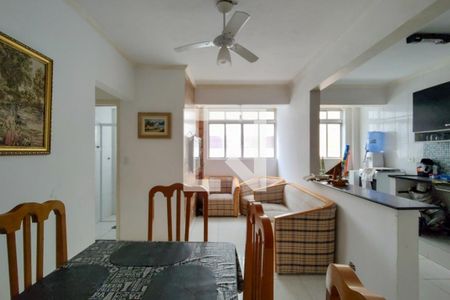 Sala  de apartamento para alugar com 2 quartos, 80m² em Boqueirão, Praia Grande