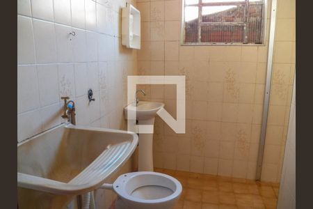 Banheiro/ Área de serviço de kitnet/studio para alugar com 1 quarto, 20m² em Vila Hebe, São Paulo