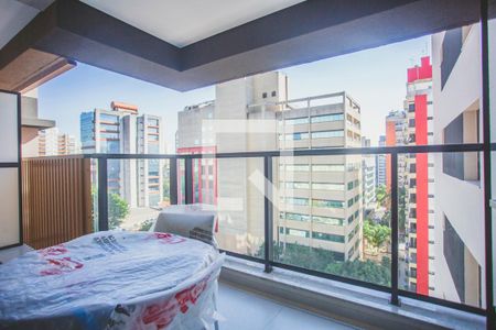Varanda Gourmet de apartamento para alugar com 1 quarto, 38m² em Vila Clementino, São Paulo