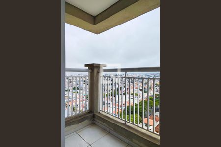 Varanda da Sala de apartamento para alugar com 3 quartos, 77m² em Vila Alzira, Santo André