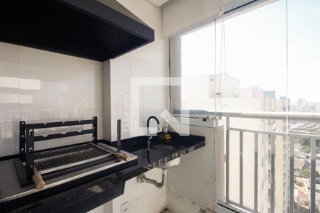 Varanda Gourmet  de apartamento à venda com 2 quartos, 69m² em Chácara Seis de Outubro, São Paulo