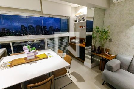 Detalhe Sala de apartamento à venda com 3 quartos, 104m² em Panamby, São Paulo