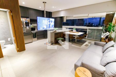 Sala de apartamento à venda com 3 quartos, 104m² em Panamby, São Paulo