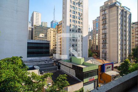 Vista da Sala/Quarto de kitnet/studio para alugar com 1 quarto, 36m² em Consolação, São Paulo
