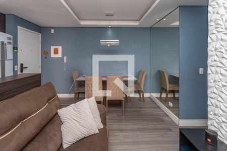 Sala  de apartamento à venda com 2 quartos, 52m² em Centro, Diadema