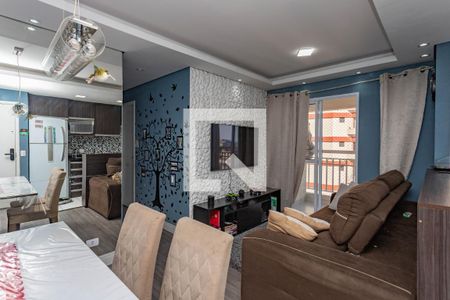 Sala  de apartamento à venda com 2 quartos, 52m² em Centro, Diadema