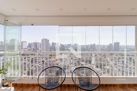 Varanda Gourmet de apartamento à venda com 3 quartos, 115m² em Vila Brasílio Machado, São Paulo