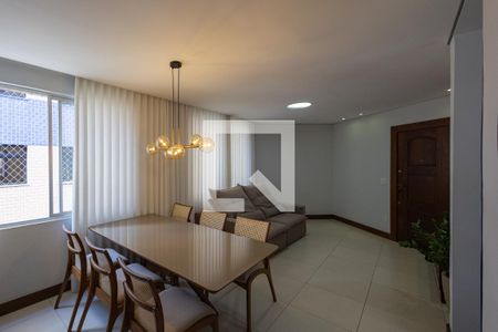 Sala de apartamento à venda com 3 quartos, 100m² em Santo Antônio, Belo Horizonte