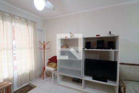 Sala de apartamento para alugar com 2 quartos, 55m² em Balneario Cidade Atlantica, Guarujá