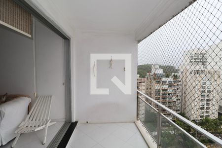 Varanda de apartamento para alugar com 3 quartos, 110m² em Vila Luis Antonio, Guarujá
