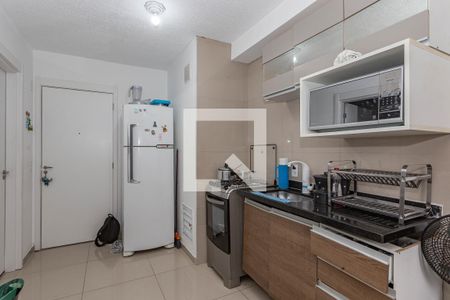 Sala/Cozinha de apartamento à venda com 1 quarto, 24m² em Jardim Santa Emília, São Paulo