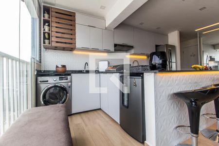 Varanda gourmet de apartamento para alugar com 1 quarto, 53m² em Alphaville Empresarial, Barueri