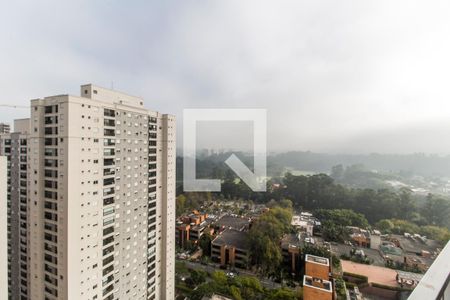 Vista da Varanda de apartamento à venda com 1 quarto, 53m² em Alphaville Empresarial, Barueri