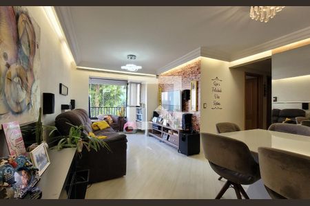 Sala de apartamento à venda com 3 quartos, 90m² em Vila Leopoldina, Santo André