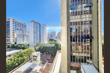Vista da Suíte de apartamento à venda com 2 quartos, 80m² em Funcionários, Belo Horizonte