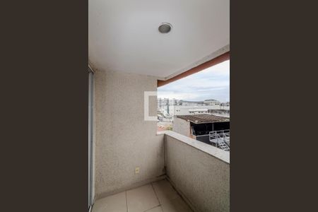 Varanda da Sala/Cozinha de apartamento para alugar com 1 quarto, 35m² em Campo Grande, Rio de Janeiro