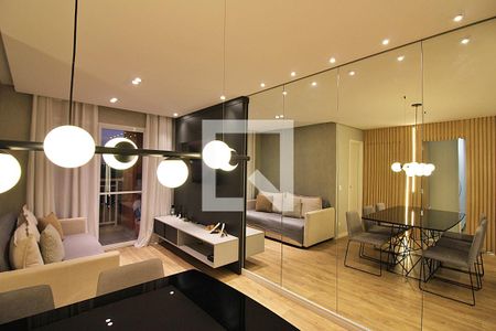 Sala de apartamento para alugar com 2 quartos, 56m² em Vila Campestre, São Bernardo do Campo