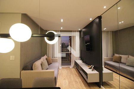 Sala de apartamento para alugar com 2 quartos, 56m² em Vila Campestre, São Bernardo do Campo