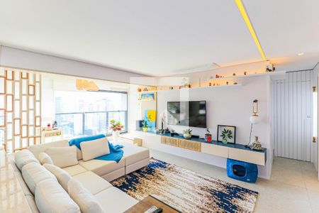 Sala de apartamento à venda com 2 quartos, 84m² em Jardim das Acácias, São Paulo