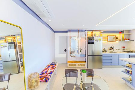 Sala de apartamento à venda com 2 quartos, 84m² em Jardim das Acácias, São Paulo