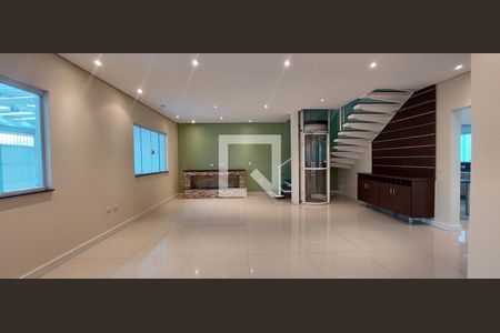 Sala de casa de condomínio para alugar com 4 quartos, 267m² em Campestre, Santo André