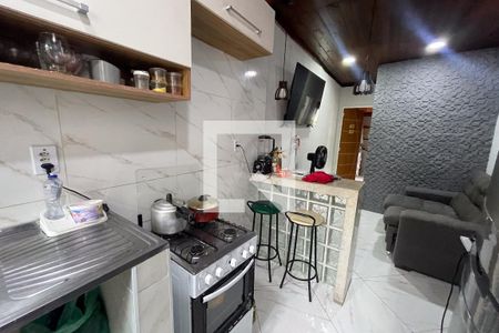 Cozinha de casa para alugar com 1 quarto, 160m² em Jardim Primavera, Duque de Caxias